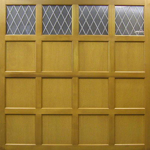cedar door hardwick panelled timber up and over garage door with windows