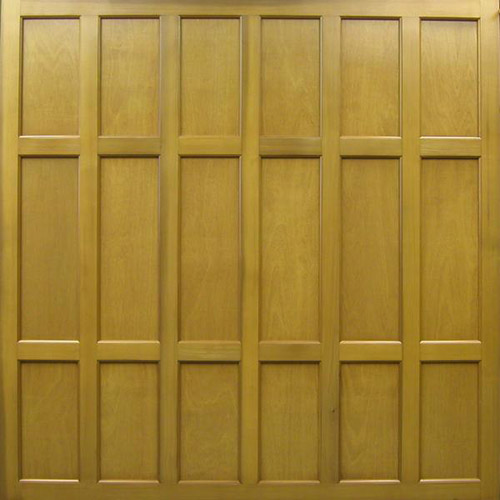 cedar door glossop timber classic panelled up and over garage door