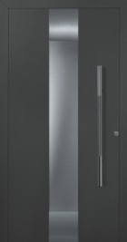 Hormann ThermoSafe Black Entrance Door - Style 680