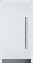 Hormann ThermoSafe White Entrance Door - Style 860, metallic strip