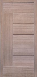 Silvelox GEO Entrance Doors with horizontal and vertical panels