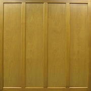Cedar Garage Doors - Hope - Traditional Panelled up and over door