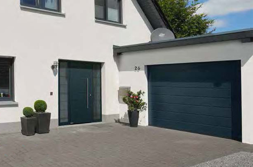 Matching Sectional Garage and Front Entrance Doors