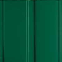 Hormann Green RAL 6005 powder coat finish on a garage door