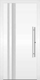 White Entrance Door, Style 105 RD65