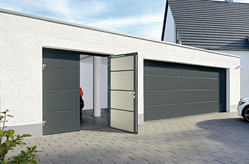 Matching Sectional Garage and Entrance Doors