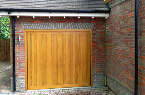 Traditional Timber Up & Over Garage Door