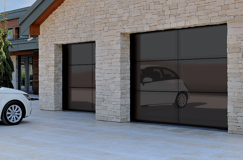 Glass Sectional Garage Door
