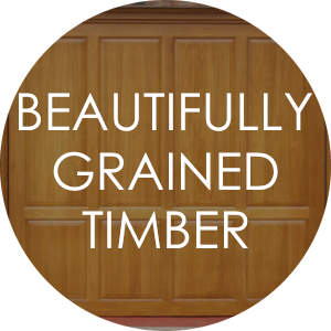Cedarwood is a beautifully grained timber