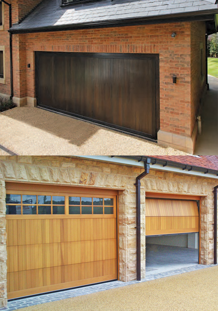 Cedarwood Up and Over and Sectional Garage Doors 