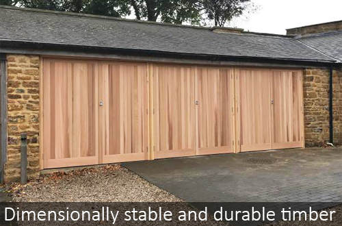 Cedar Doors use dimensionally stable and durable timber 