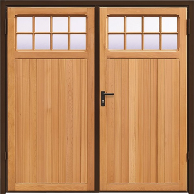 Ahston - Garador Timber Side Hinged Garage Doors