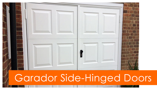 Garador side hinged garage doors