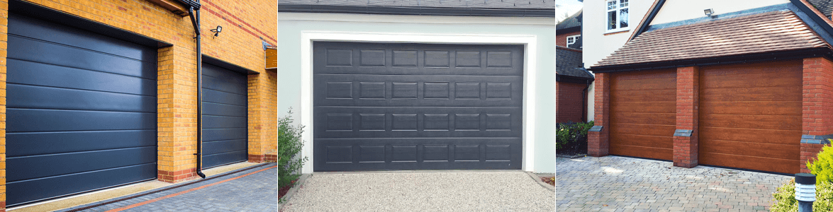 Sectional garage doors offer excellent levels of security 